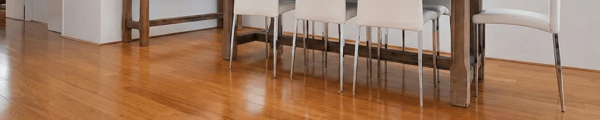 Professionally installed and refinished bamboo flooring in a residential home, showcasing smooth finish and natural wood tones in Indianapolis, IN
